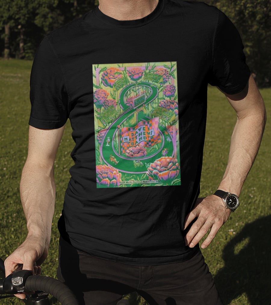 Dave Matthews Band Jun 26th 2026 Ruoff Music Center Noblesville IN Vibrant With Floral And Racing T-Shirt