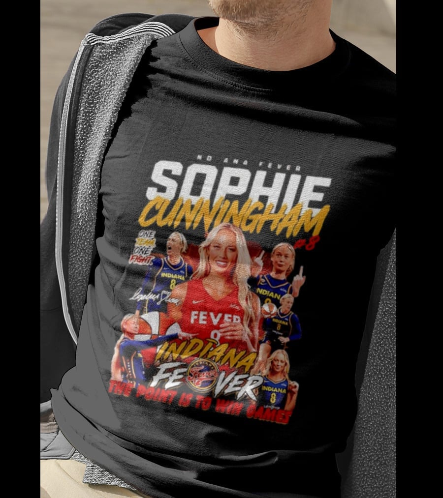 Sophie Cunningham Indiana Fever One Team One Fight The Point Is To Win Games T-Shirt