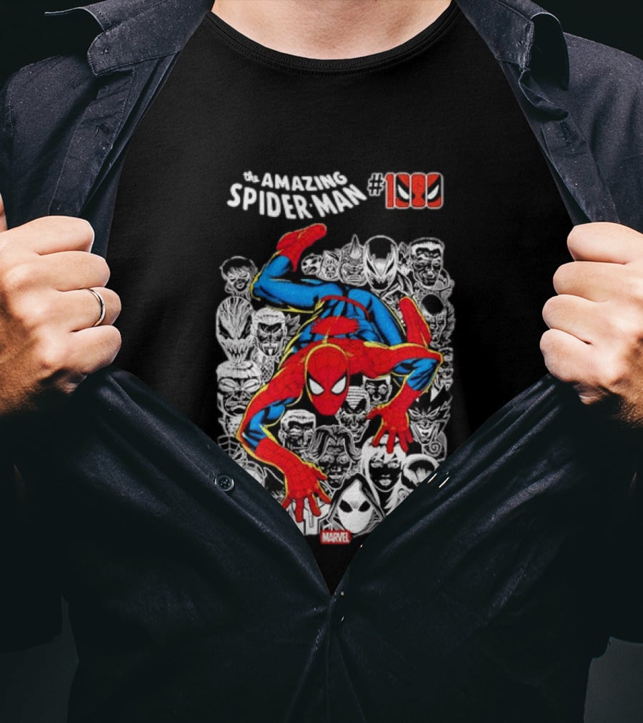Amazing Spider Man 1000 Villains Marvel Collection T-Shirt
