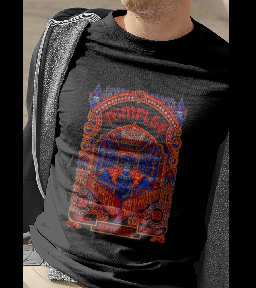Temples The Chapel San Francisco September 22 23 2026 T-Shirt