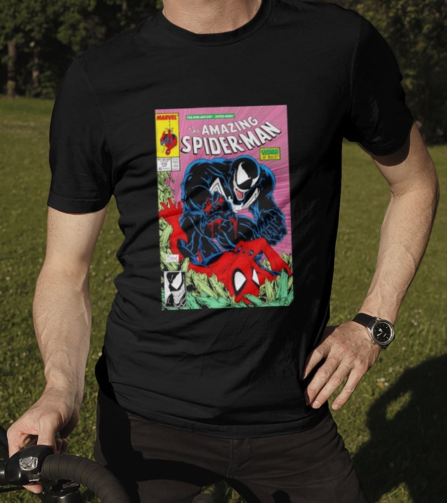 The Amazing Spider Man 316 Venom Is Back Marvel Comic Book Cover T-Shirt