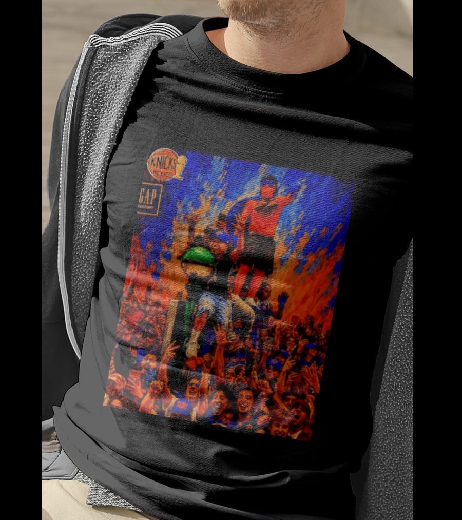 Knicks Fans Celebration New York Subway Graffiti Mexico NBA T-Shirt