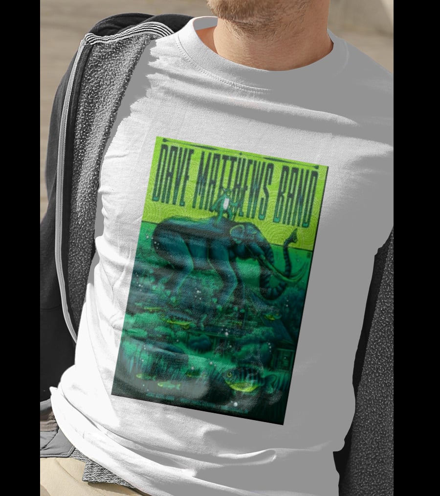 Dave Matthews Band Noblesville IN June 27 2026 Frog Elephant Lillypad Dreamscape T-Shirt