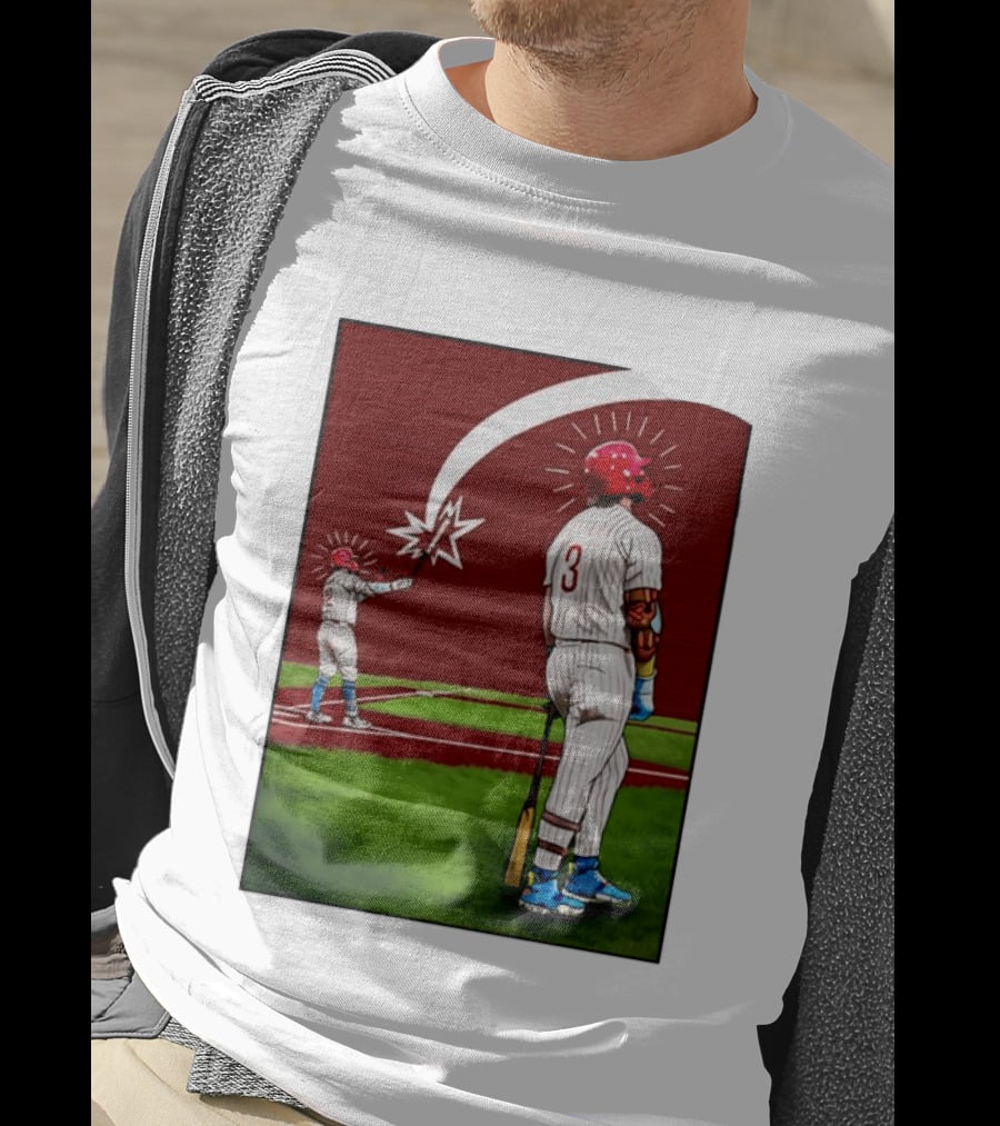 Kyle Schwarber Bryce Harper Philadelphia Phillies MLB Baseball Players T-Shirt