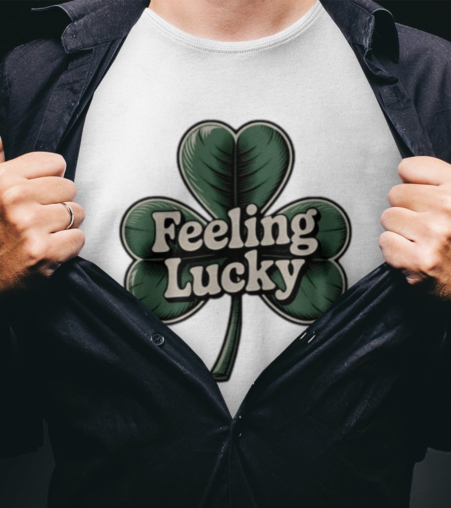 Feeling Lucky Shamrock St. Patrick's Day Clover T-Shirt