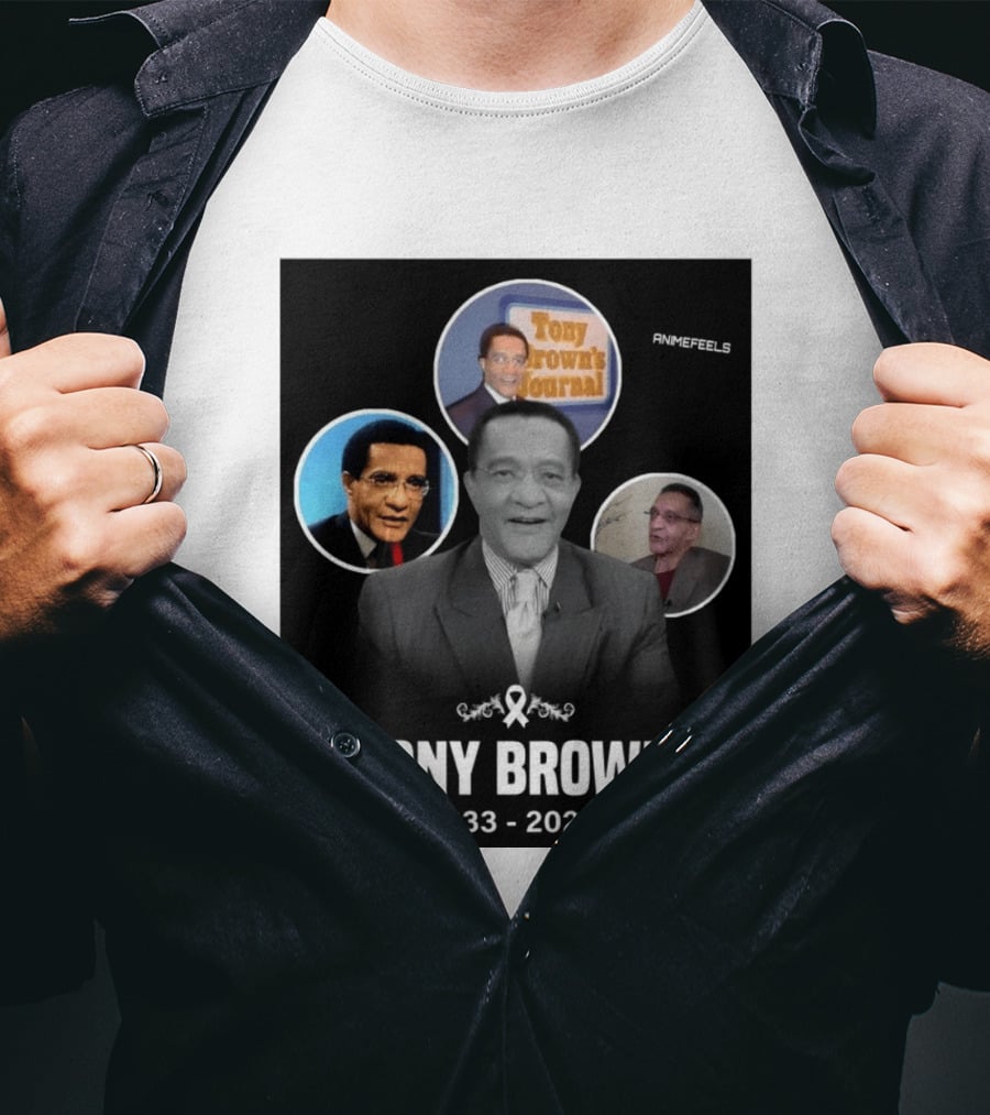 Tony Brown's Journal 1933 2026 ANIMEFEELS T-Shirt