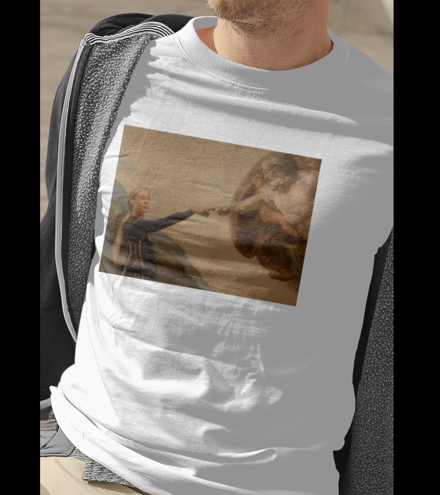 Creation Of Adam Indiana Fever Basketball Player T-Shirt