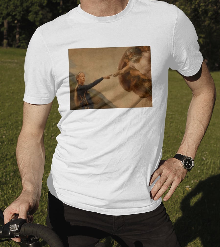 Creation Of Adam Indiana Fever Basketball Player T-Shirt
