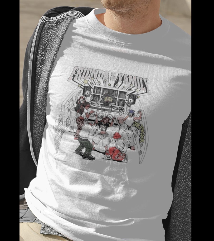 Friends And Family HILDSGN No More Tears Holyshit DJ Dance Clubbing T-Shirt