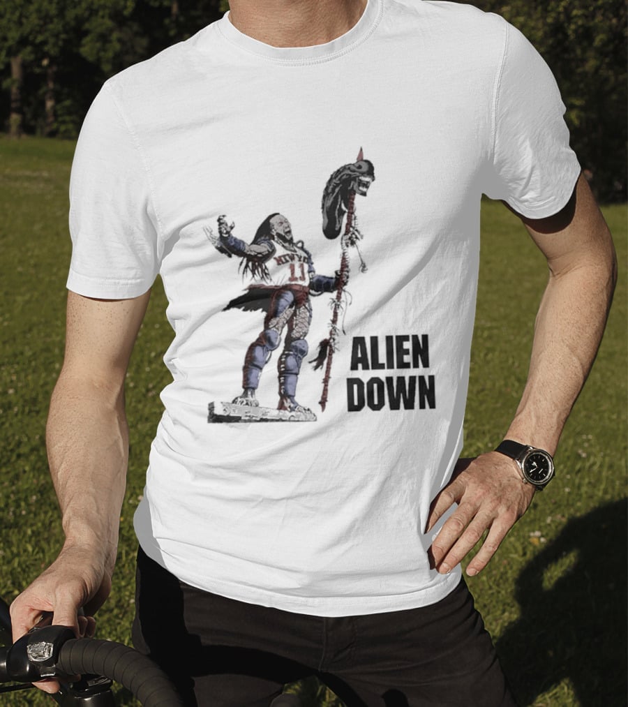 Jalen Brunson Alien Down Knicks Beat Spurs T-Shirt