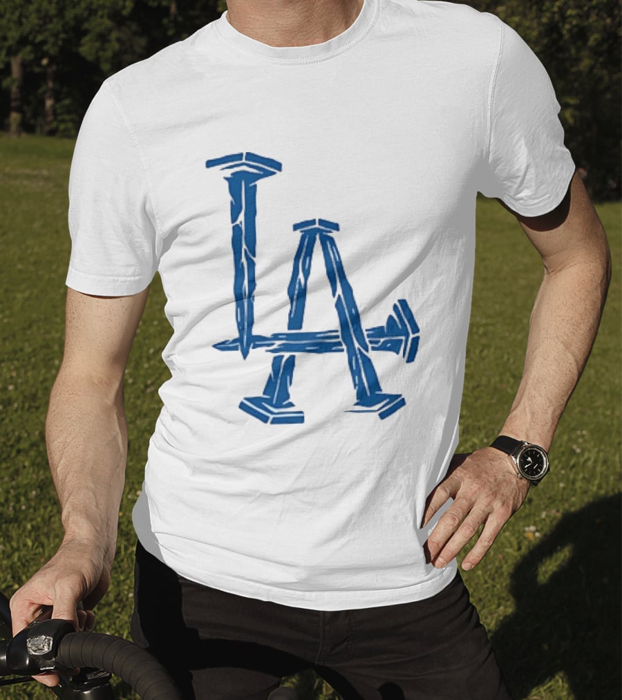 Los Angeles Dodgers LA Nails Baseball Team T-Shirt