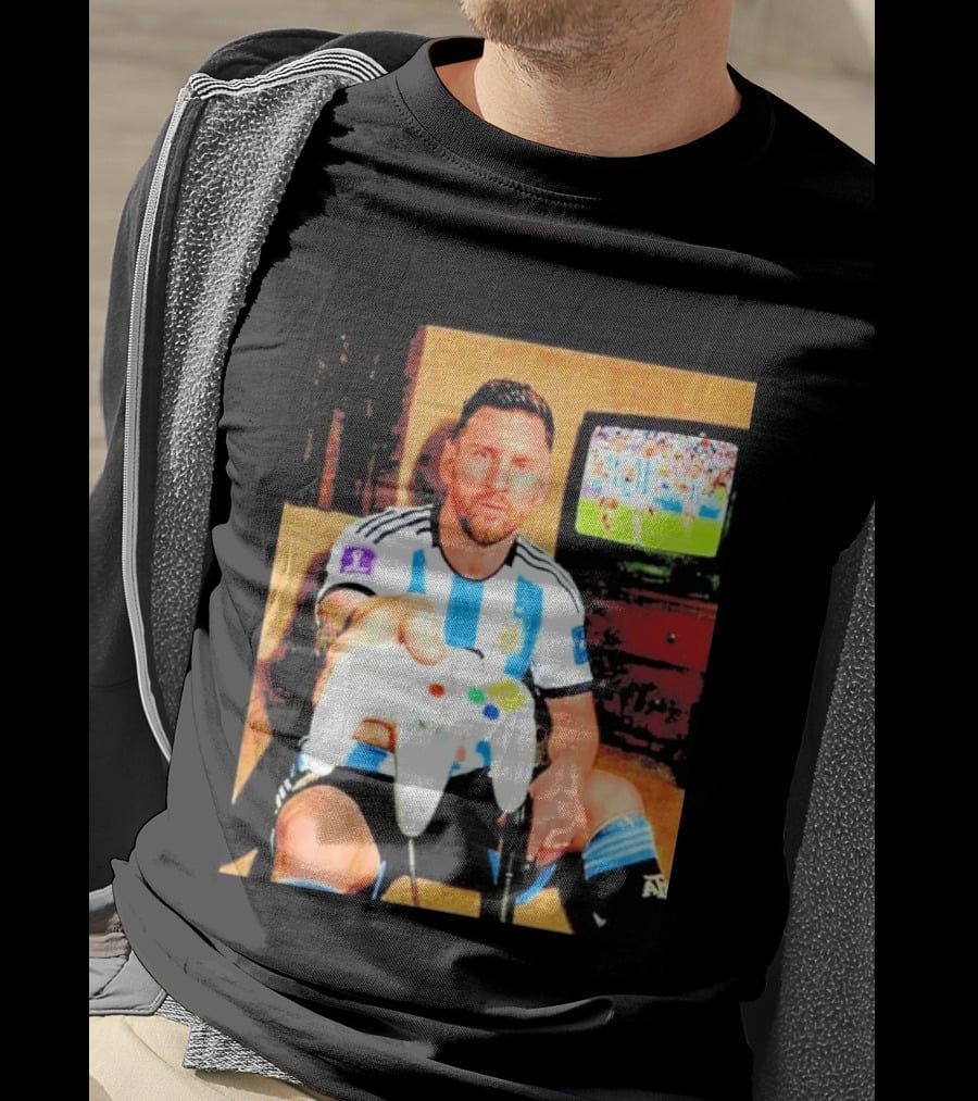 Argentina National Team Icon Lionel Messi Gaming Experience T-Shirt