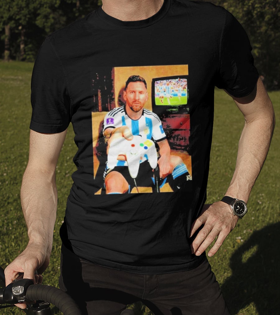 Argentina National Team Icon Lionel Messi Gaming Experience T-Shirt