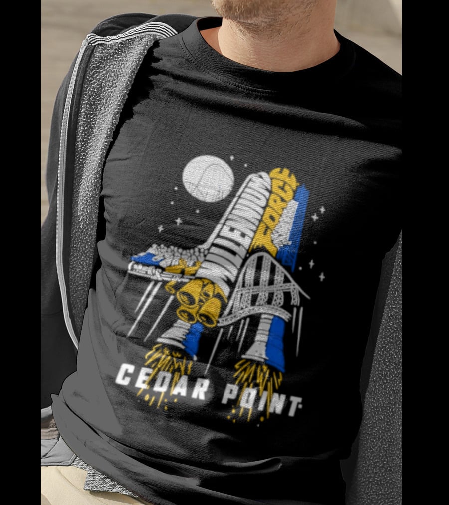 Millennium Force Cedar Point Space Rocket Shuttle Adventure T-Shirt