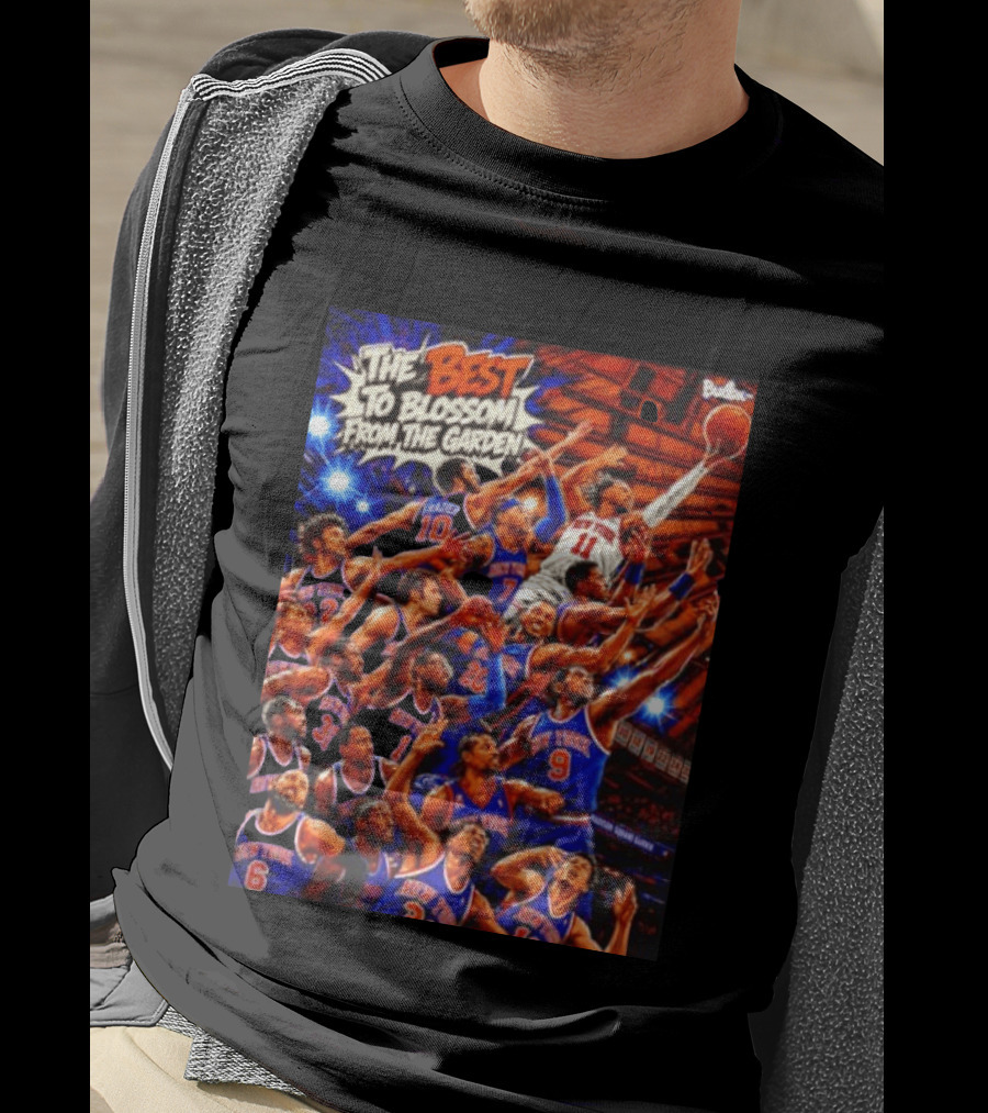 New York Knicks The Best To Blossom From The Garden Walt Frazier Carmelo Anthony Jalen Brunson T-Shirt