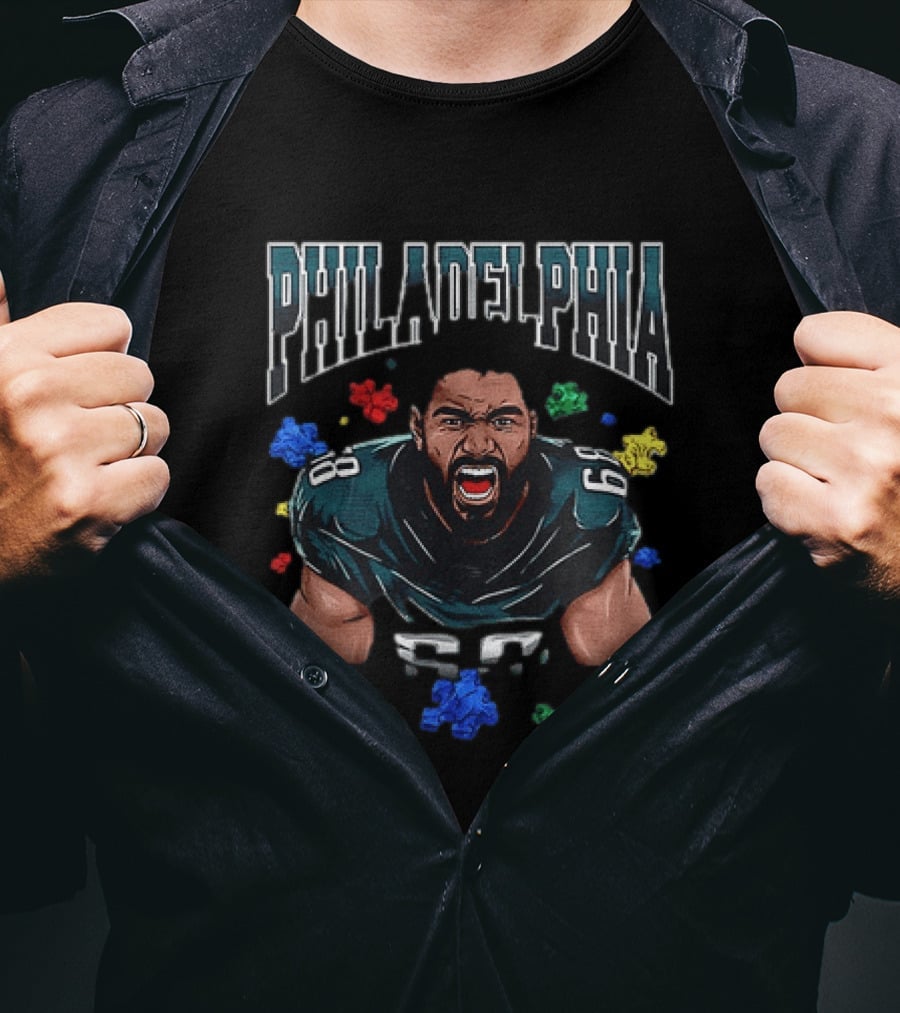Philadelphia Football Passion Speaks Loud With Determination T-Shirt