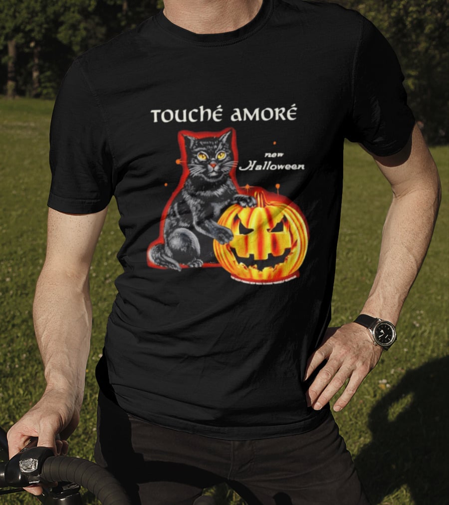 Touche Amore Black Cat Jack O Lantern New Halloween You Keep Finding New Ways T-Shirt