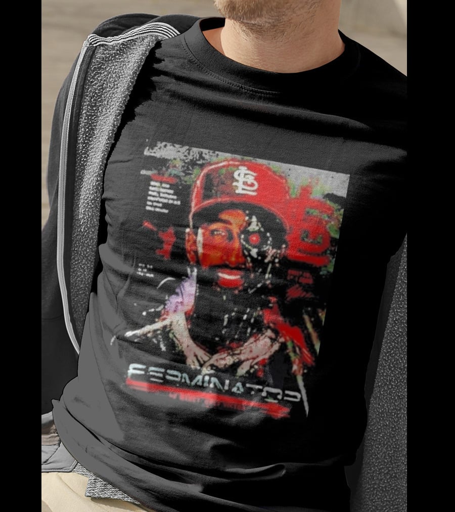 2026 St. Louis Cardinals Jose Fermin Ferminator Cyborg T-Shirt
