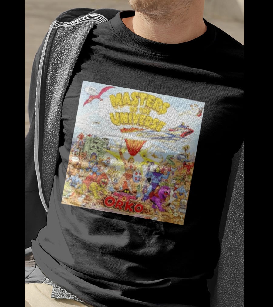 He Man Skeletal Orko Masters Of The Universe Vintage Comic Scene T-Shirt
