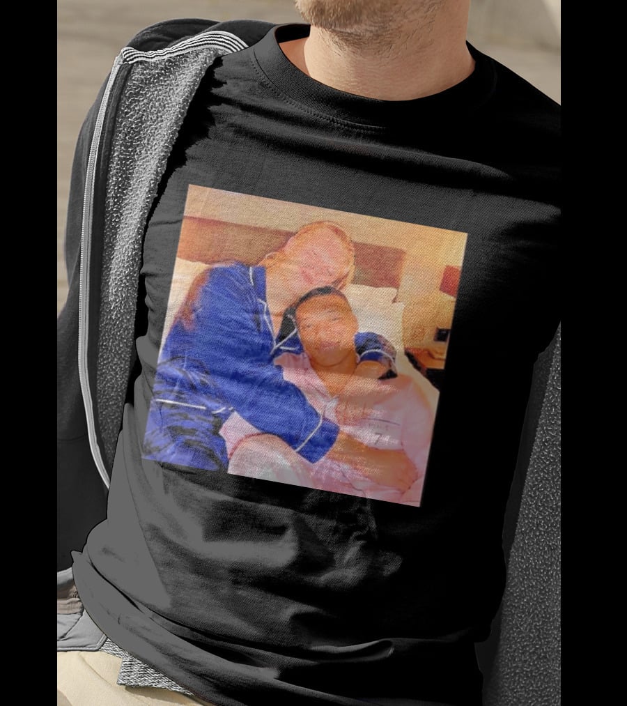 Kylian Mbappé Erling Haaland Pajama Party Soccer Stars Relaxing Together T-Shirt