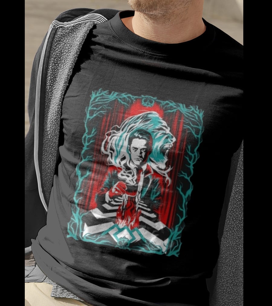 Agent Dale Cooper Bob Twin Peaks Coffee Mystery Scene T-Shirt