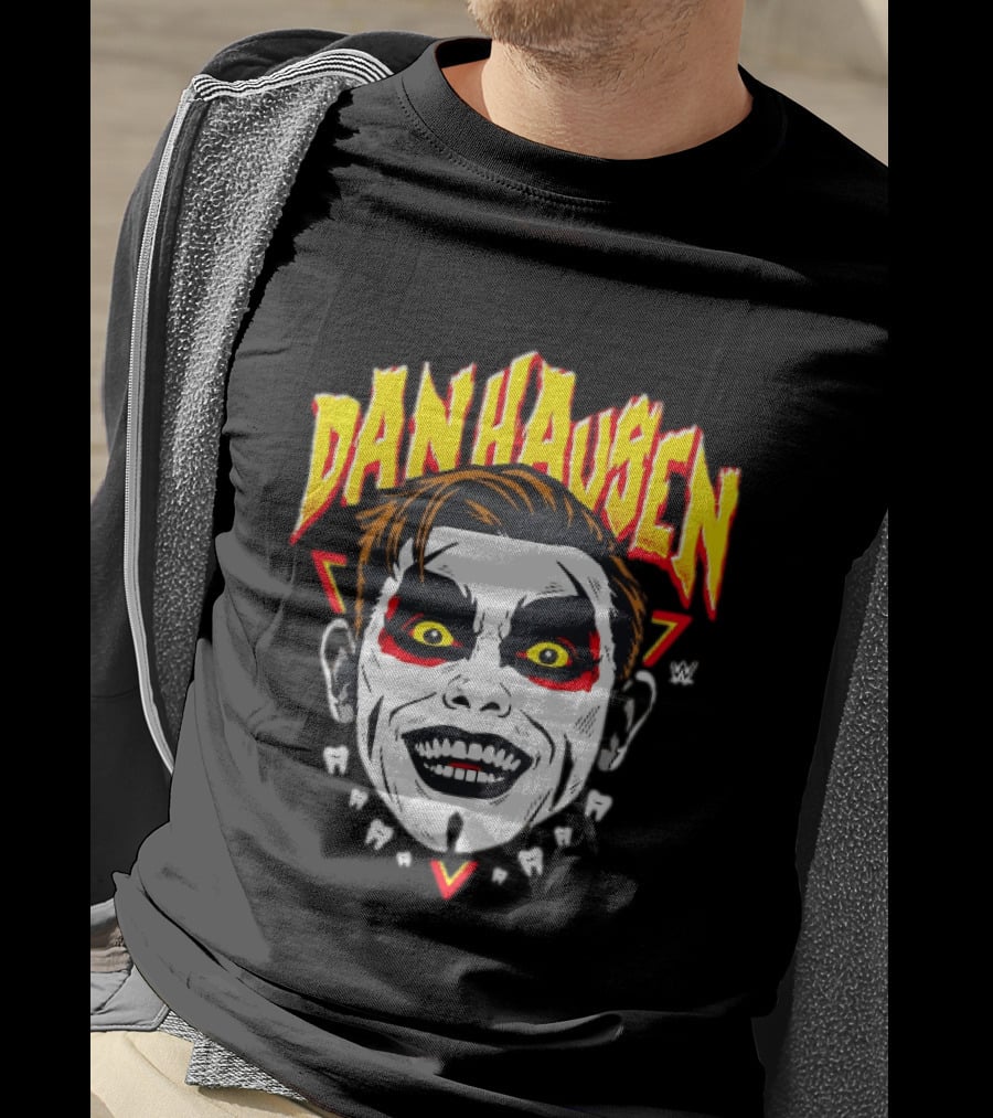 Danhausen Face Paint Yellow Eyes Red Triangle WWE T-Shirt