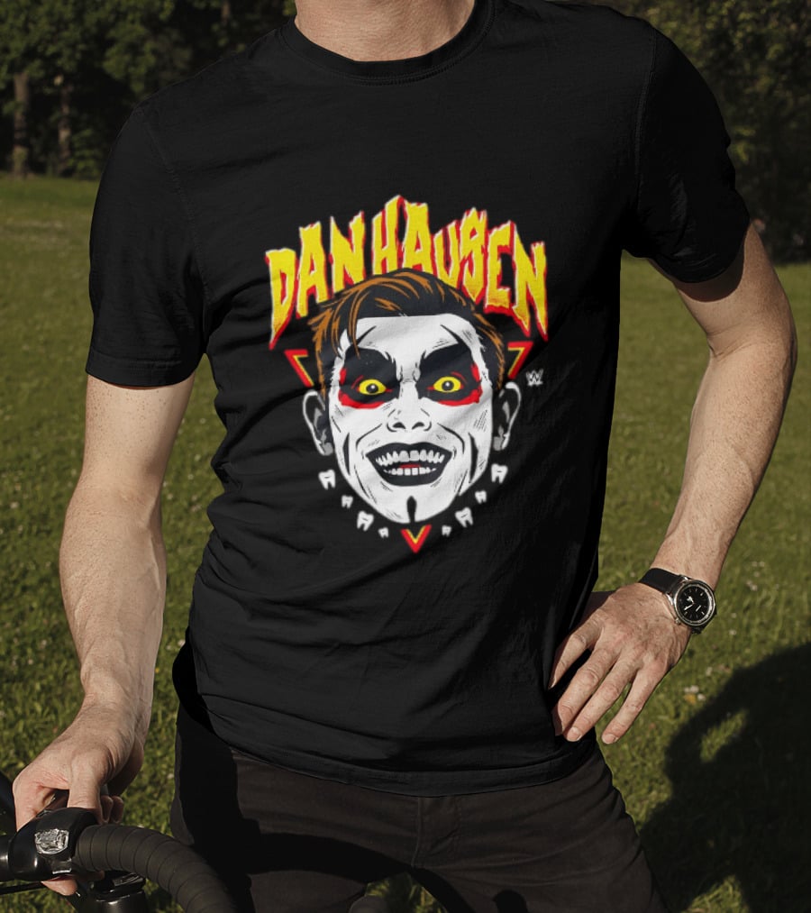 Danhausen Face Paint Yellow Eyes Red Triangle WWE T-Shirt