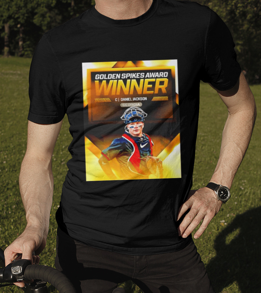 Golden Spikes Award Winner Daniel Jackson Georgia Catcher T-Shirt