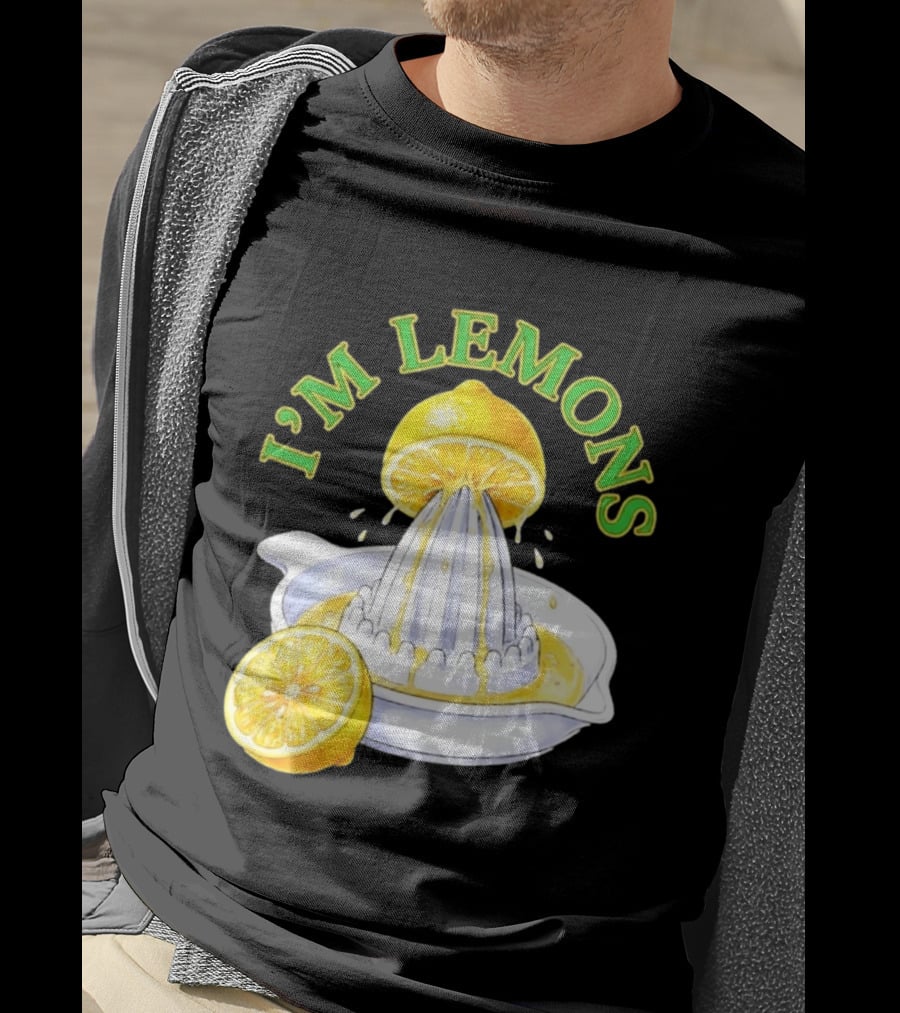 I'm Lemons Citrus Squeezer Fruit T-Shirt