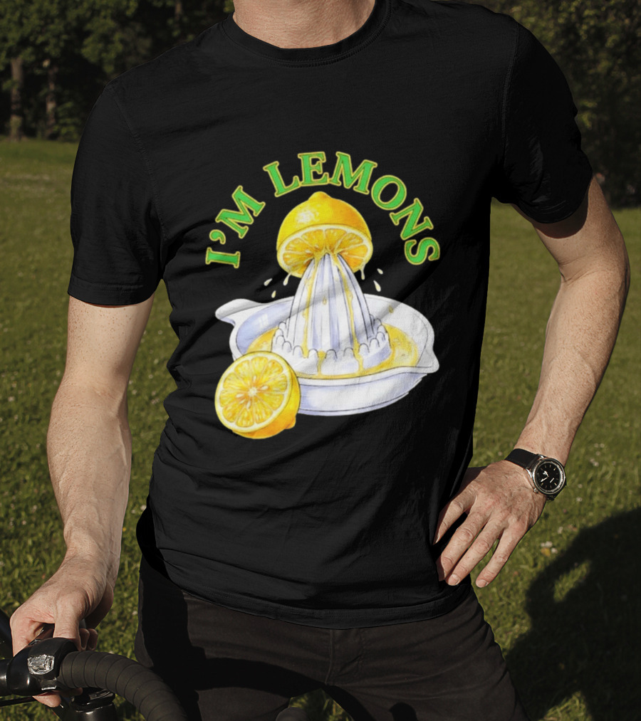 I'm Lemons Citrus Squeezer Fruit T-Shirt
