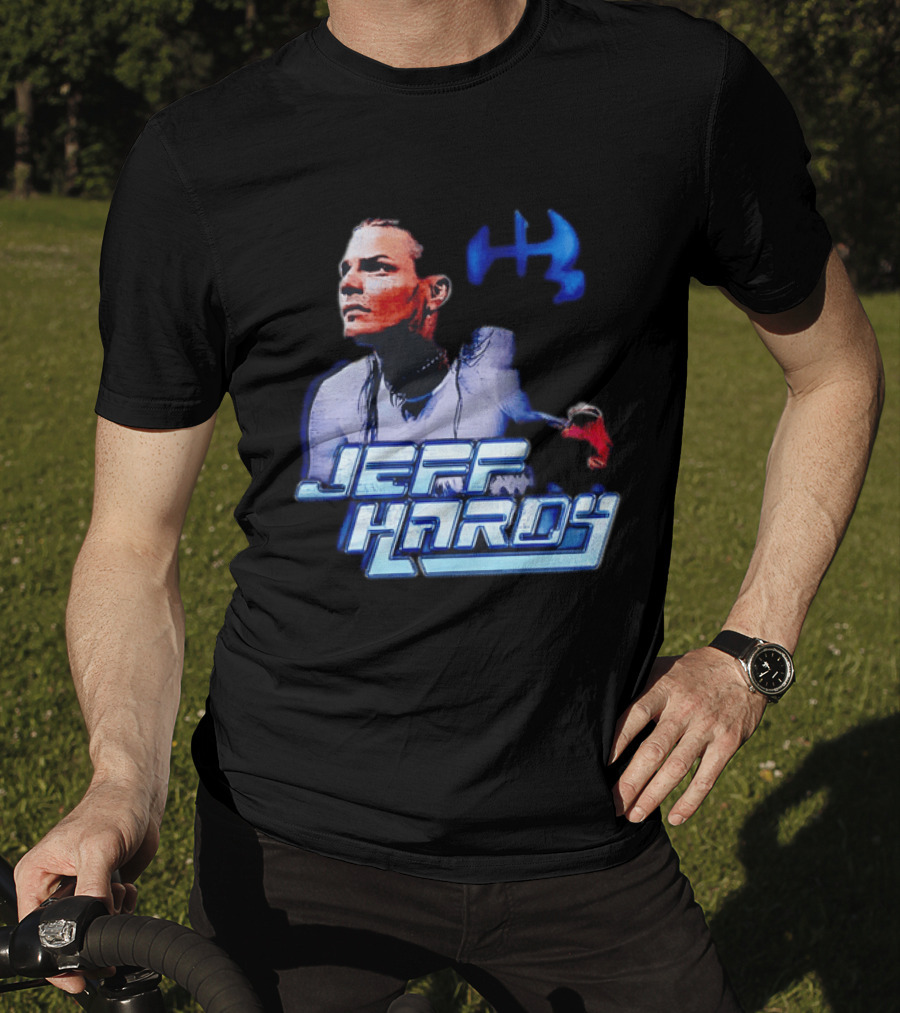 Jeff Hardy WWE Superstar Blue And Red T-Shirt