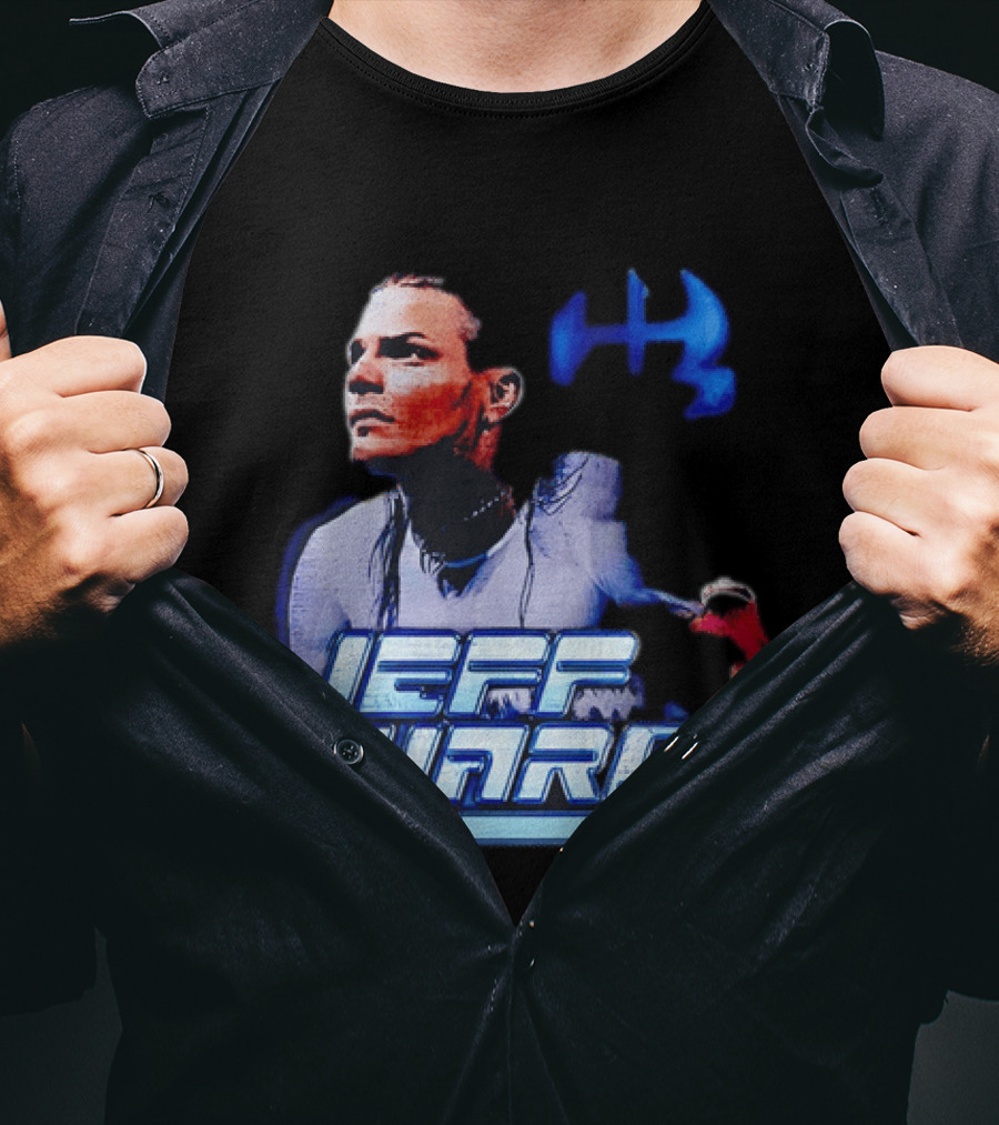 Jeff Hardy WWE Superstar Blue And Red T-Shirt
