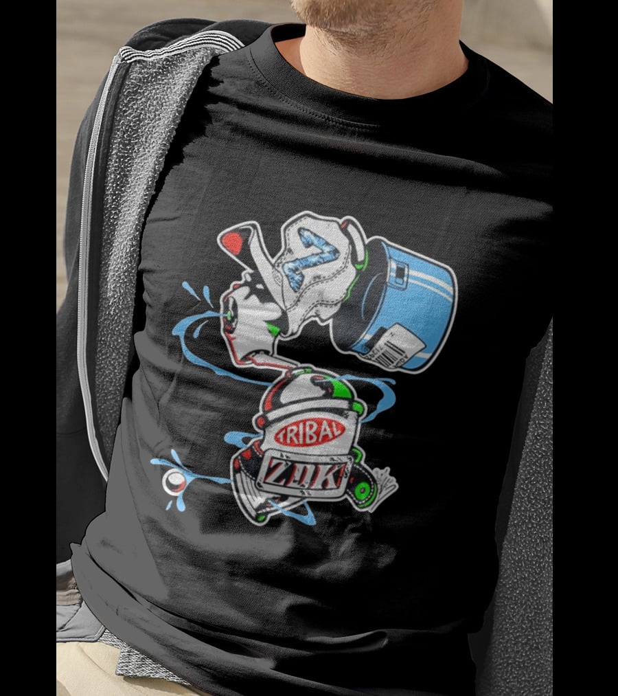 Tribal ZDK Paint Can Street T-Shirt