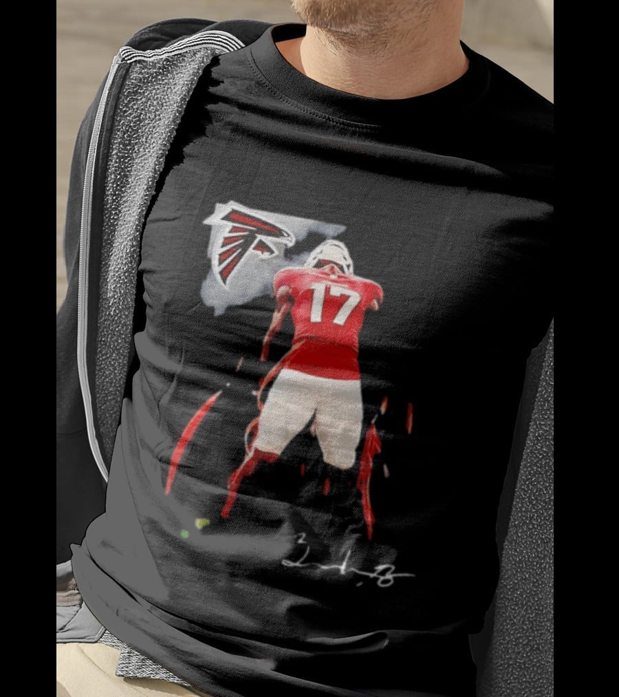 Atlanta Falcons Rookie Zachariah Branch Number 17 T-Shirt