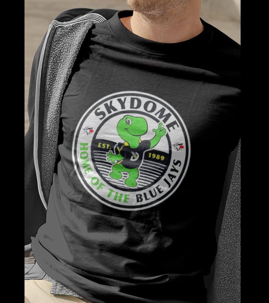 Toronto Blue Jays SkyDome Turtle Est 1989 Home Of The Blue Jays T-Shirt