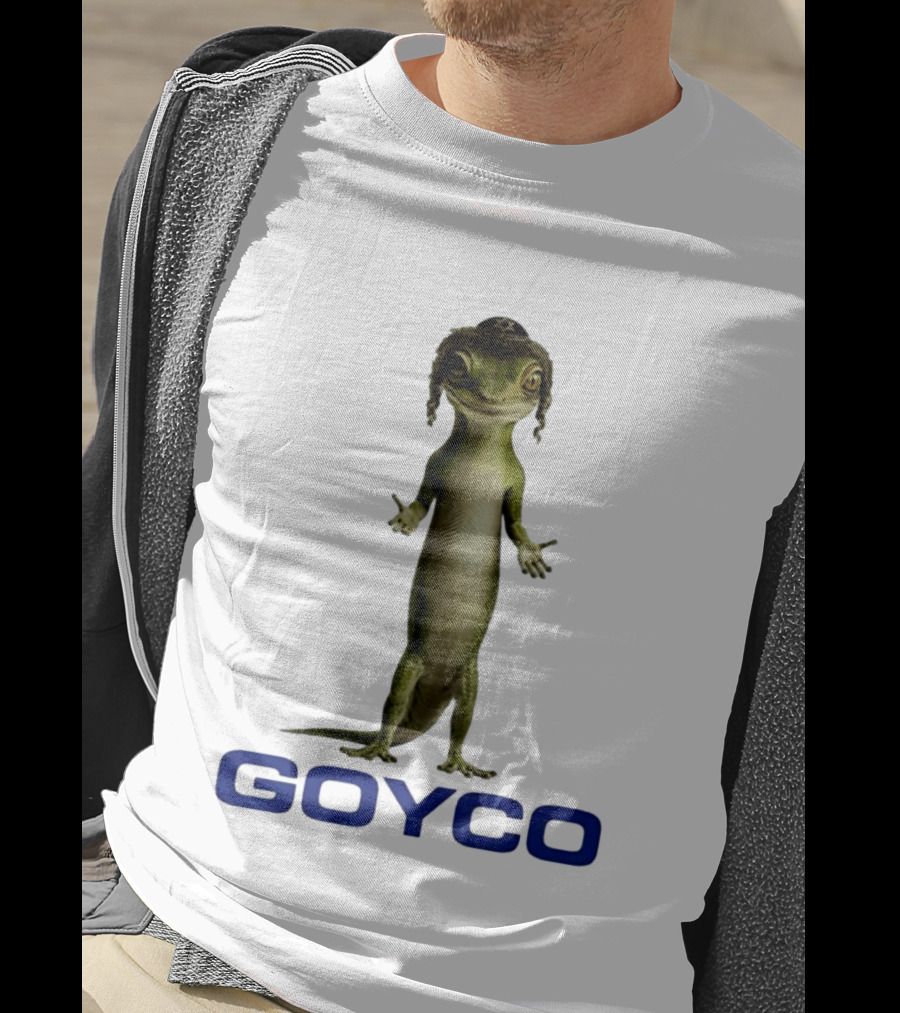 Goyco Lizard With Kippah And Payot T-Shirt