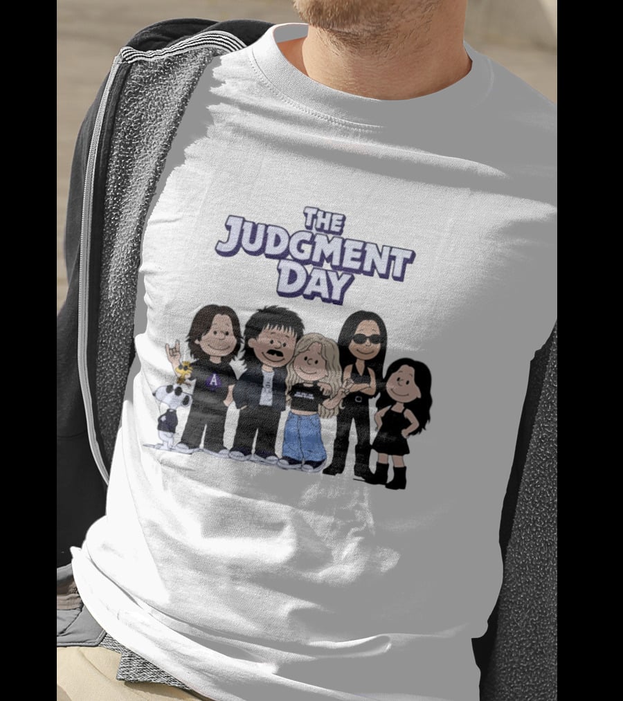 The Judgment Day Peanuts Cartoon Characters Mashup T-Shirt