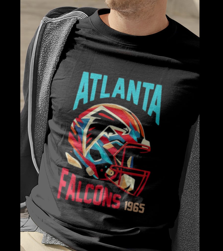 Atlanta Falcons 1965 Helmet Vintage Football Team T-Shirt