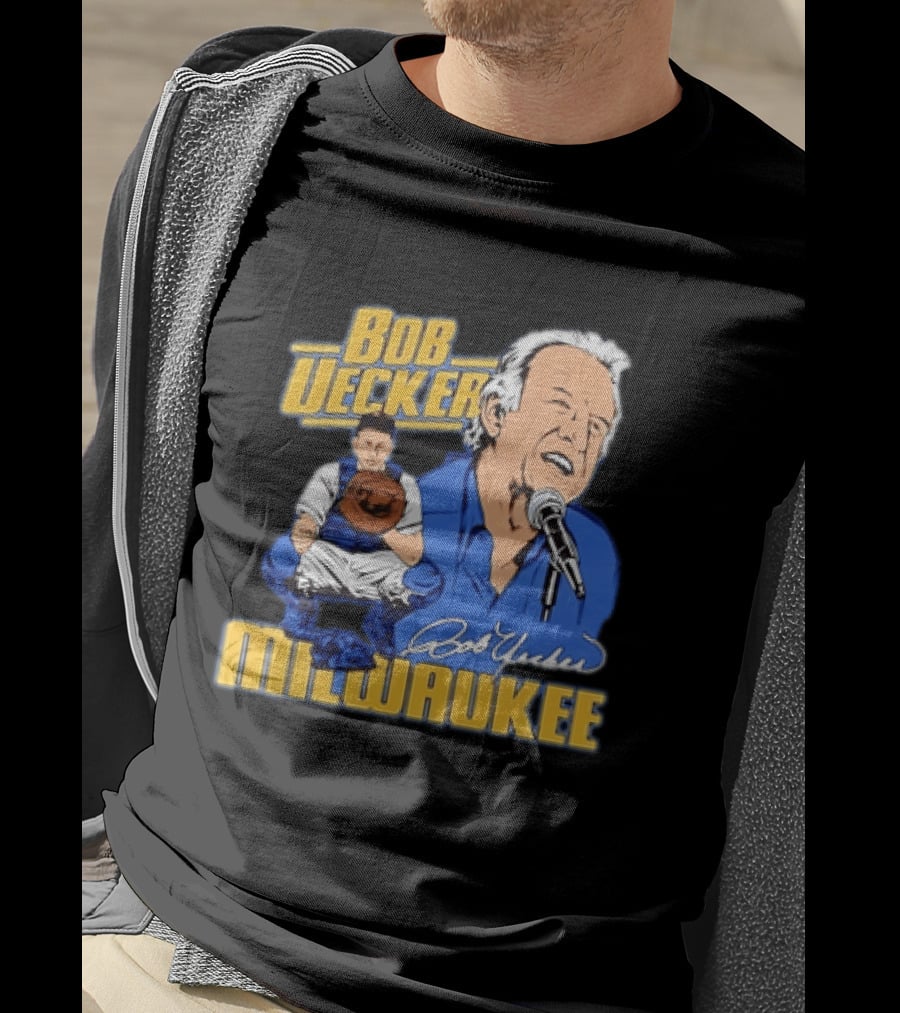 Bob Uecker Milwaukee Catcher Microphone 2026 T-Shirt