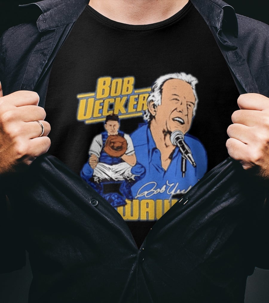 Bob Uecker Milwaukee Catcher Microphone 2026 T-Shirt