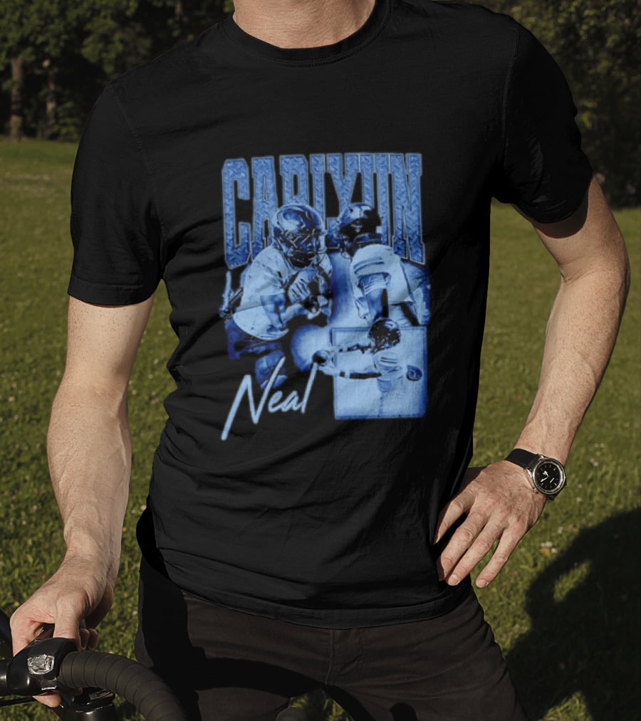 Carlyun Neal Alabama Crimson Tide Football Player Action Collage T-Shirt