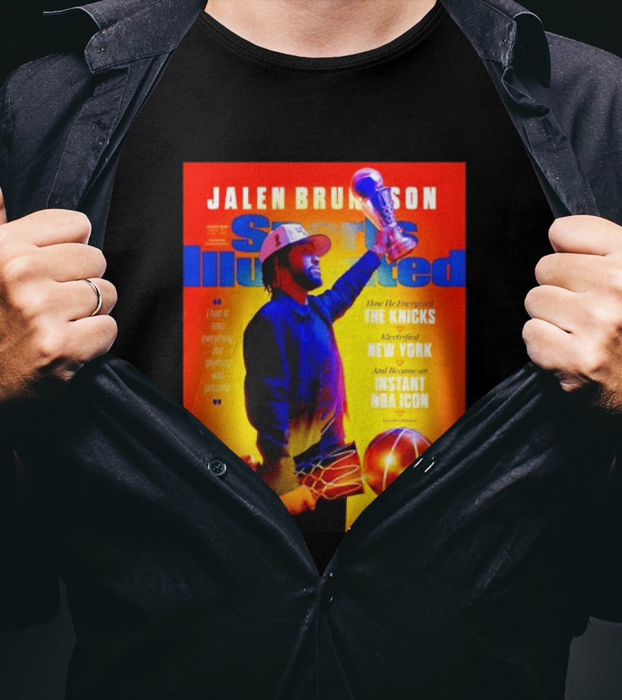 Jalen Brunson Sports Illustrated The Knicks Electrified New York Instant NBA Icon August 2026 T-Shirt
