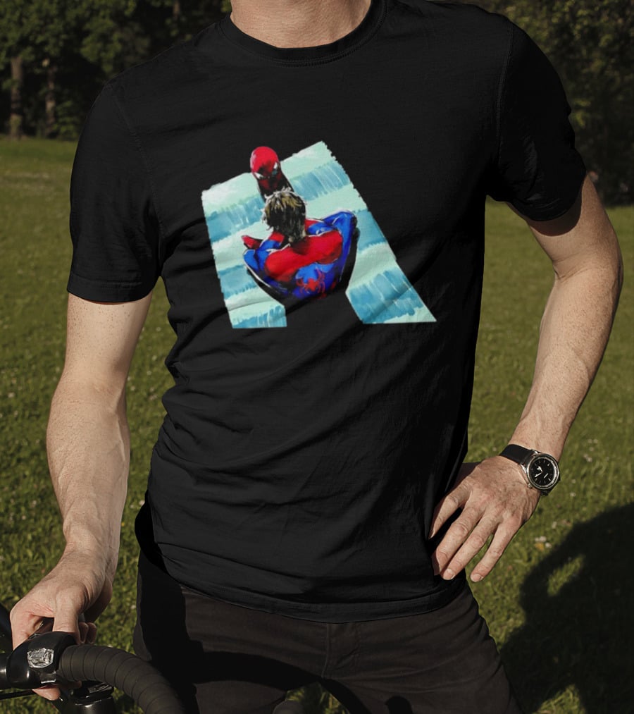 Spider Man Peter Parker Marvel Cinematic Universe Dual Perspective T-Shirt