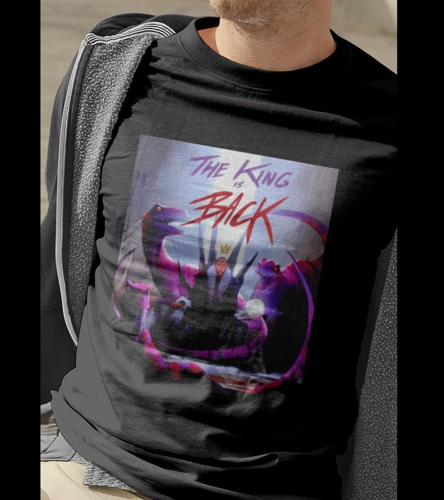 Kawhi Leonard Toronto Raptors The King Is Back Raptors Crown Return T-Shirt