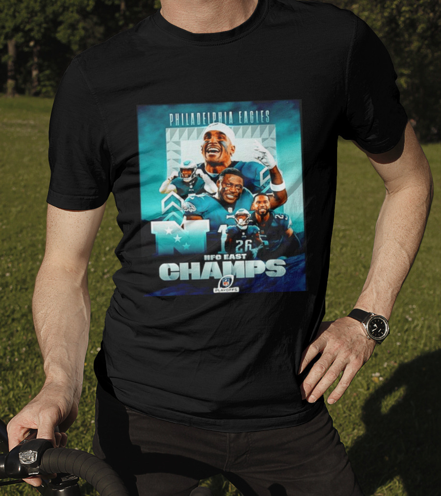 Philadelphia Eagles NFC East Champs 2022 Playoffs T-Shirt
