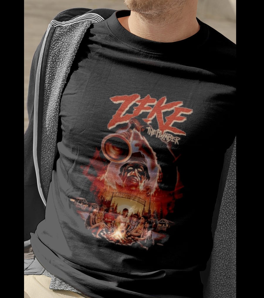 Zeke The Plumber Camp Anawanna Salute Your Shorts Horror Movie Mashup T-Shirt