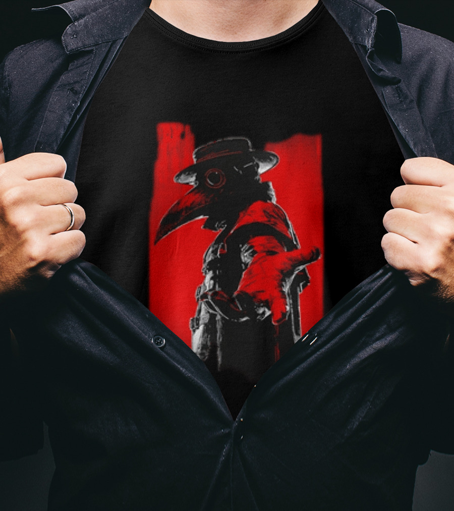 Plague Doctor Come With Me If You Want To Live Vintage Gothic T-Shirt