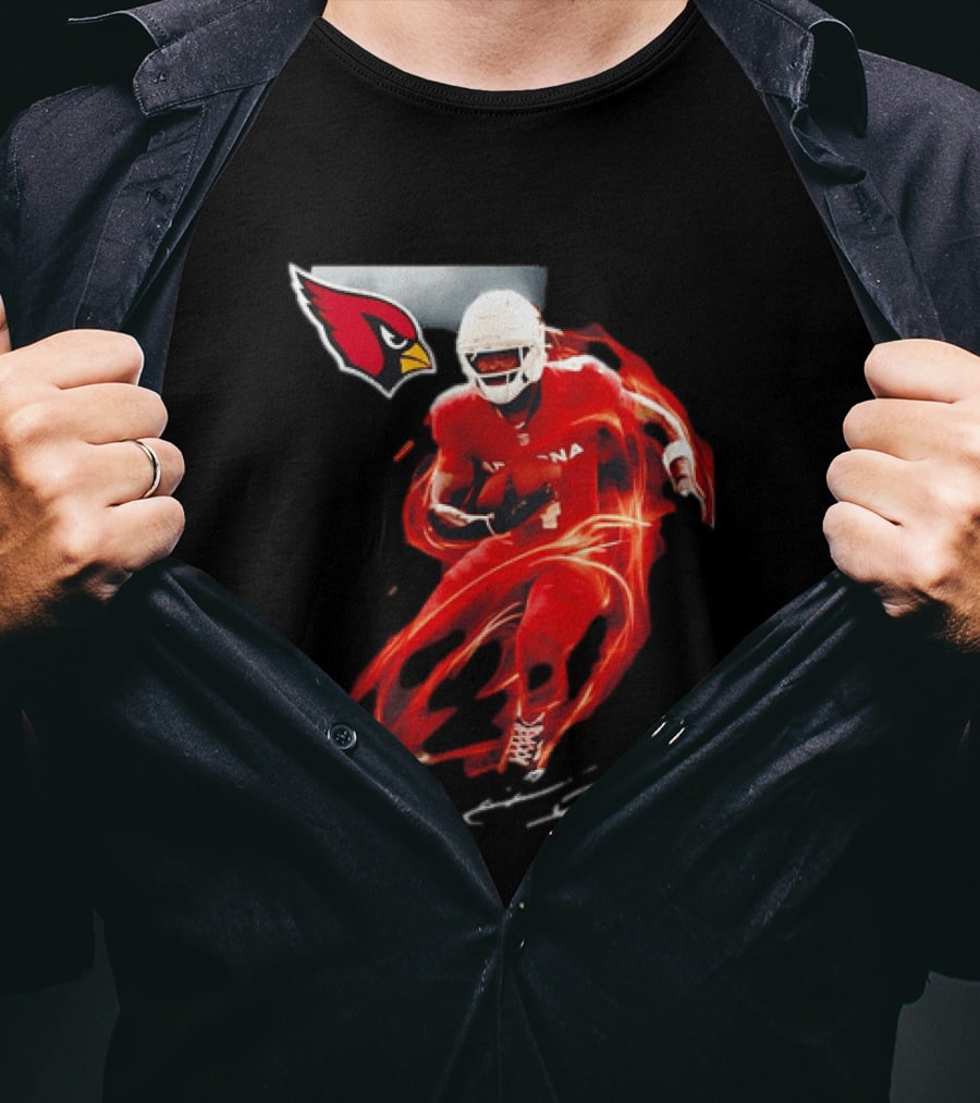 Kyler Murray Arizona Cardinals Dynamic Football Motion T-Shirt