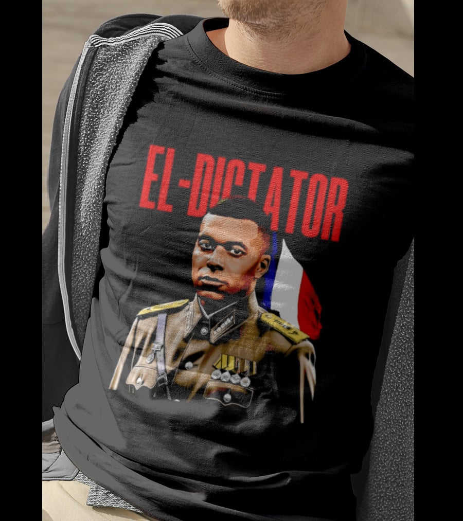 El Dictator Kylian Mbappe Military Jacket French Flag T-Shirt
