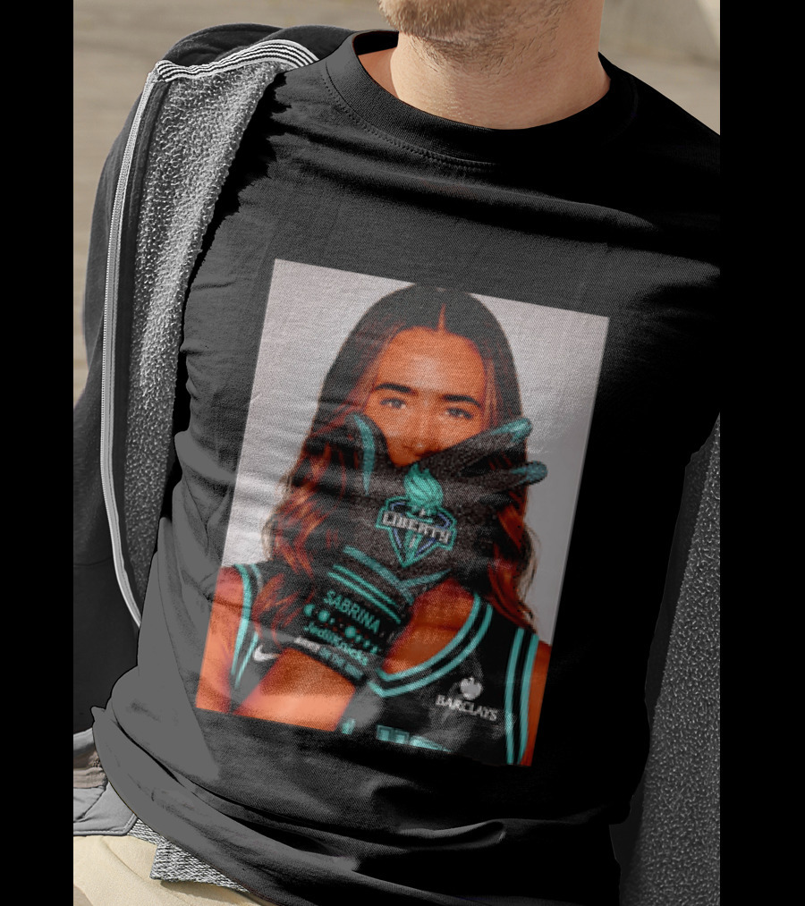 Sabrina Ionescu New York Liberty Barclays Burner Like Brunson IceMan T-Shirt